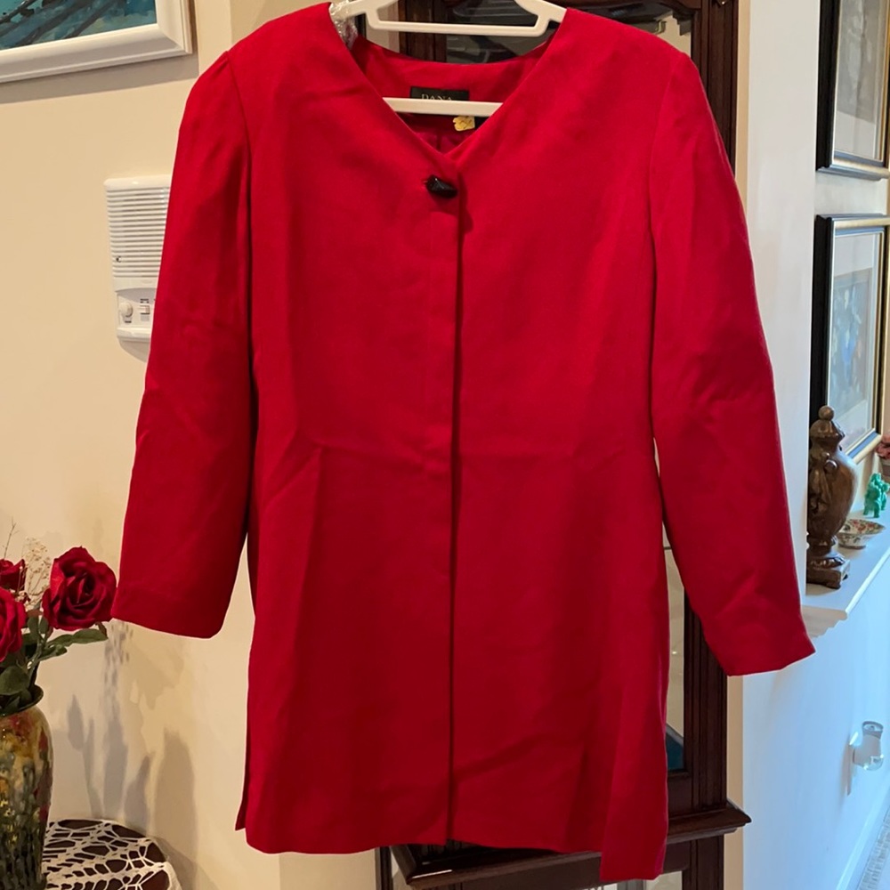 Dana Buchman red jacket